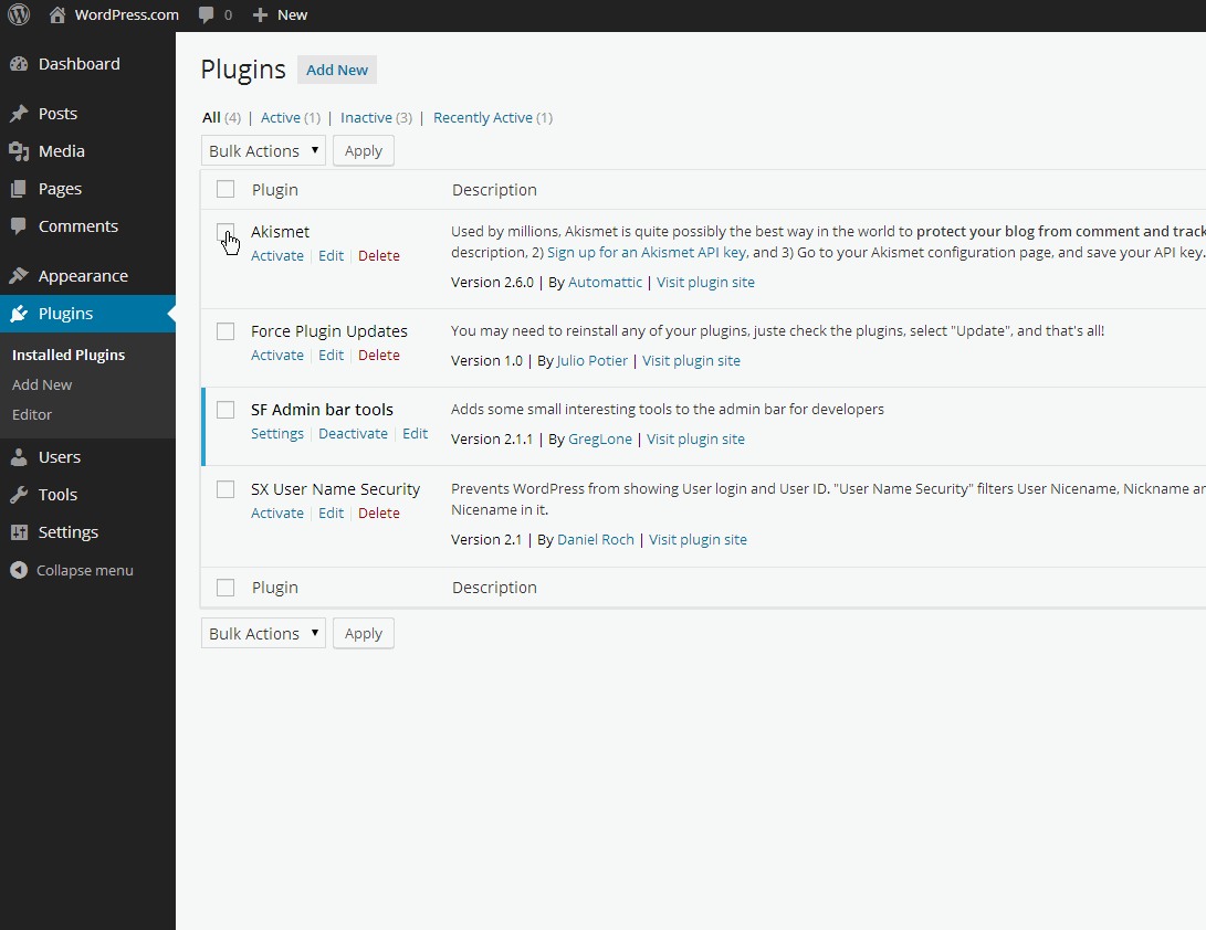 Demo before and after activation (wait for it)