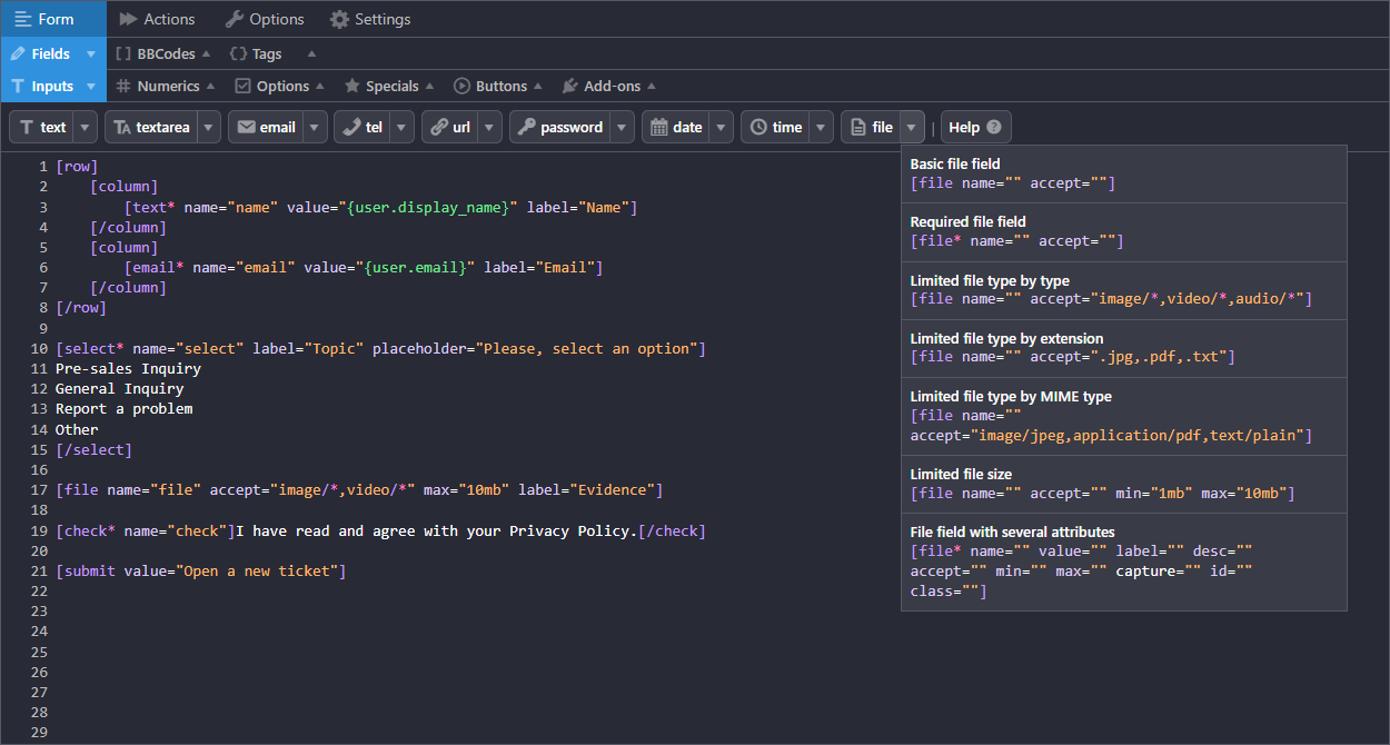 Check the documentation inside the plugin, without abandon your dashboard.