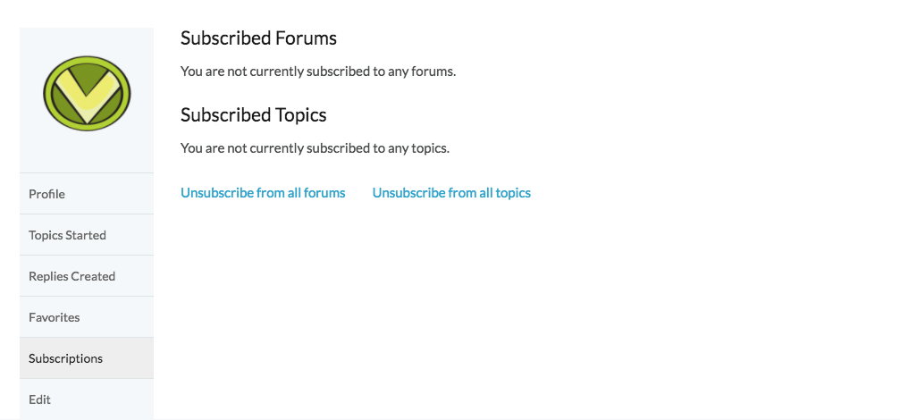 Options page