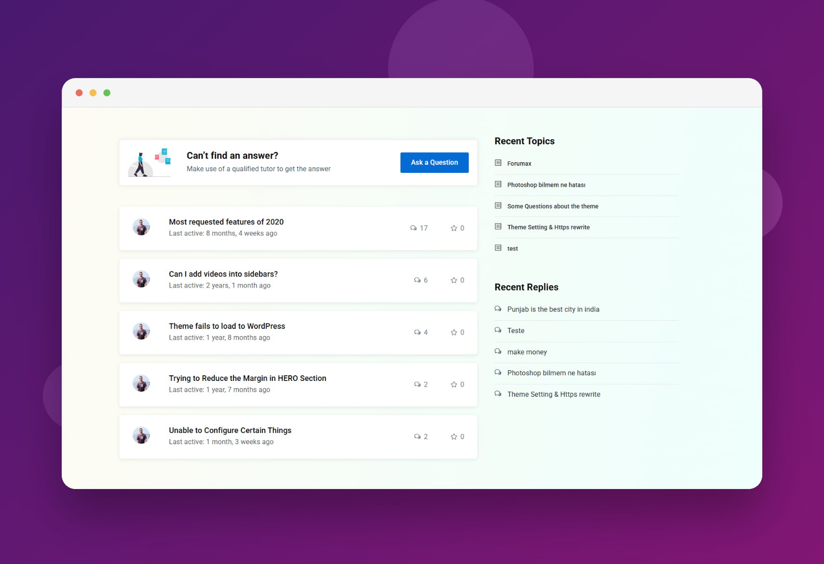 Topic Page - Clean and modern topic interface