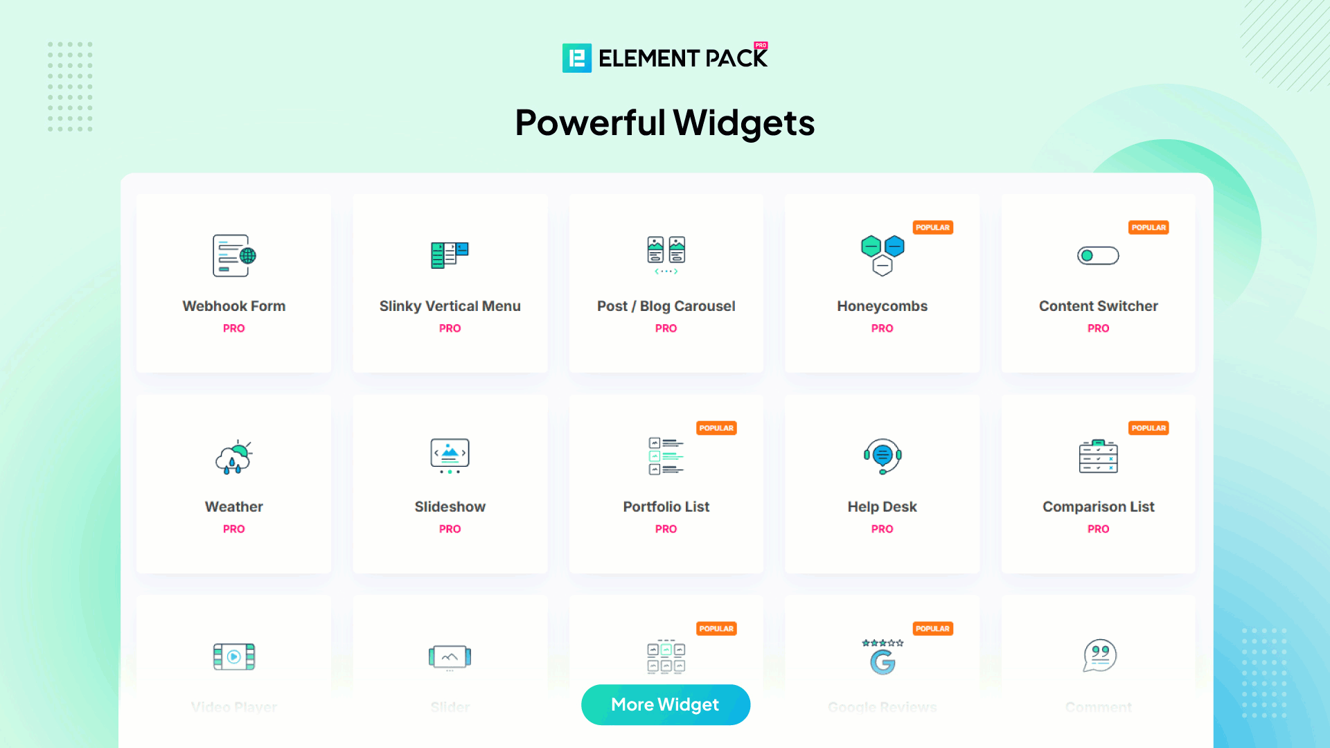 3rd Party Widgets