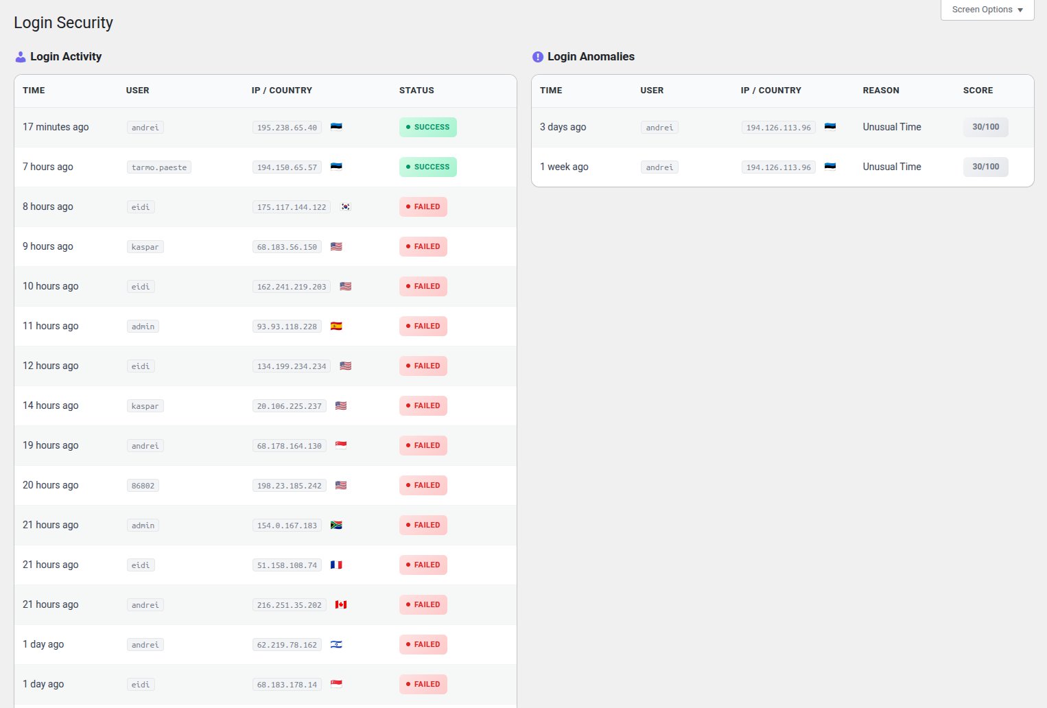 **File Changes** - Real-time monitoring of all file modifications