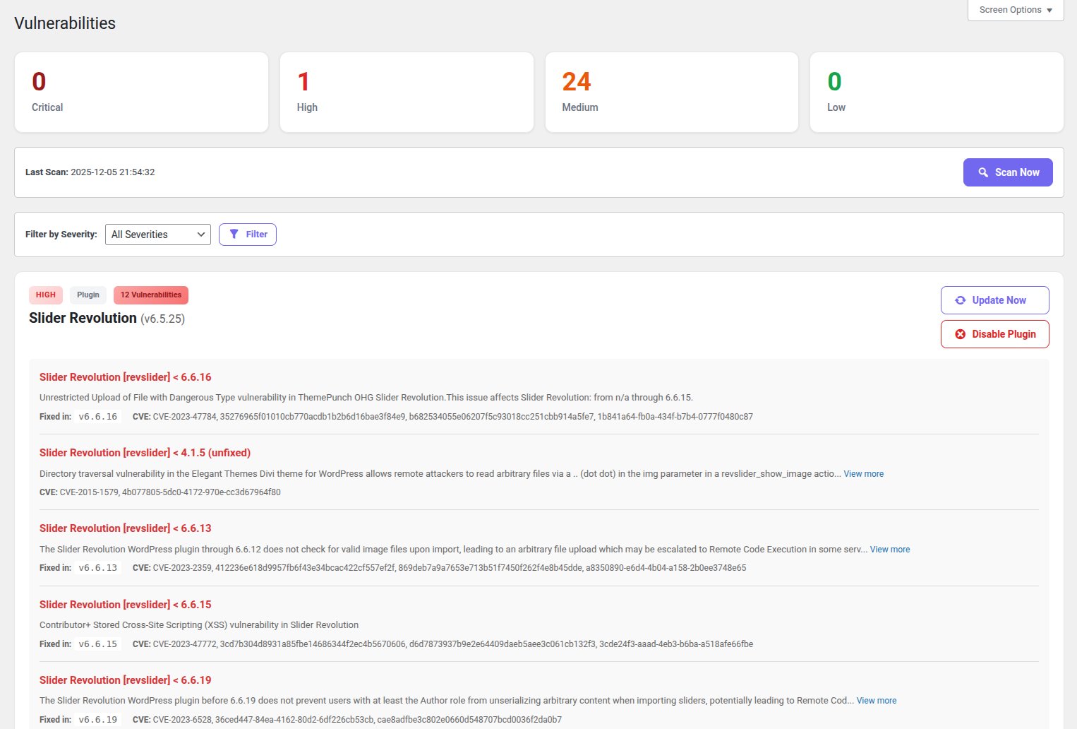**AI Analysis (PRO)** - ChatGPT-powered security recommendations