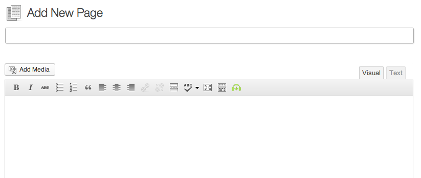 New button on toolbar