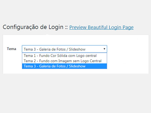 Escolha 1 dos tres temas