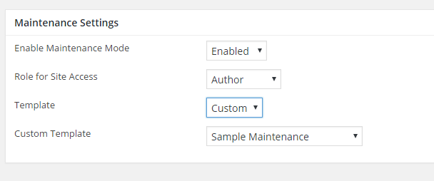 Settings Page