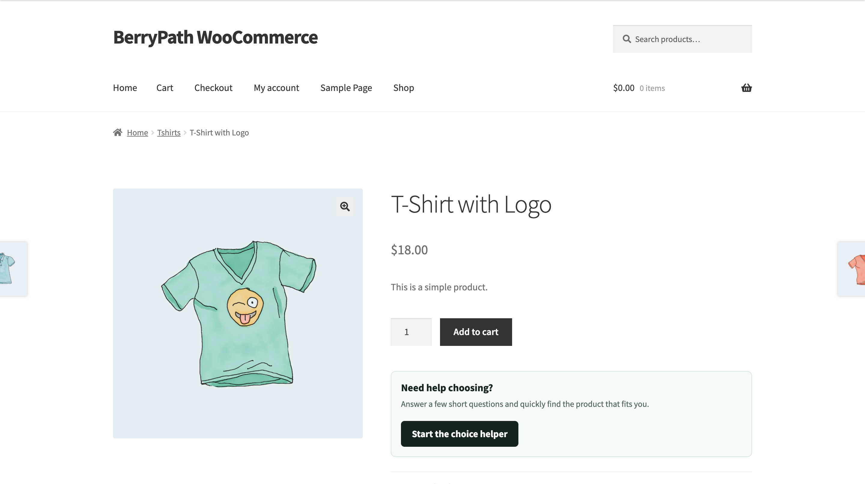 Help shoppers choose from the product page before they add an item to their cart.