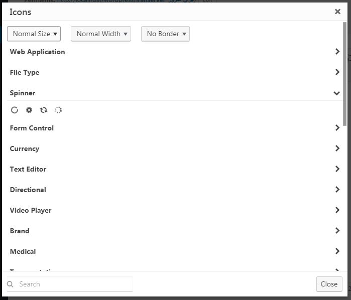 Insert Font Awesome Icons (Different Sizes)