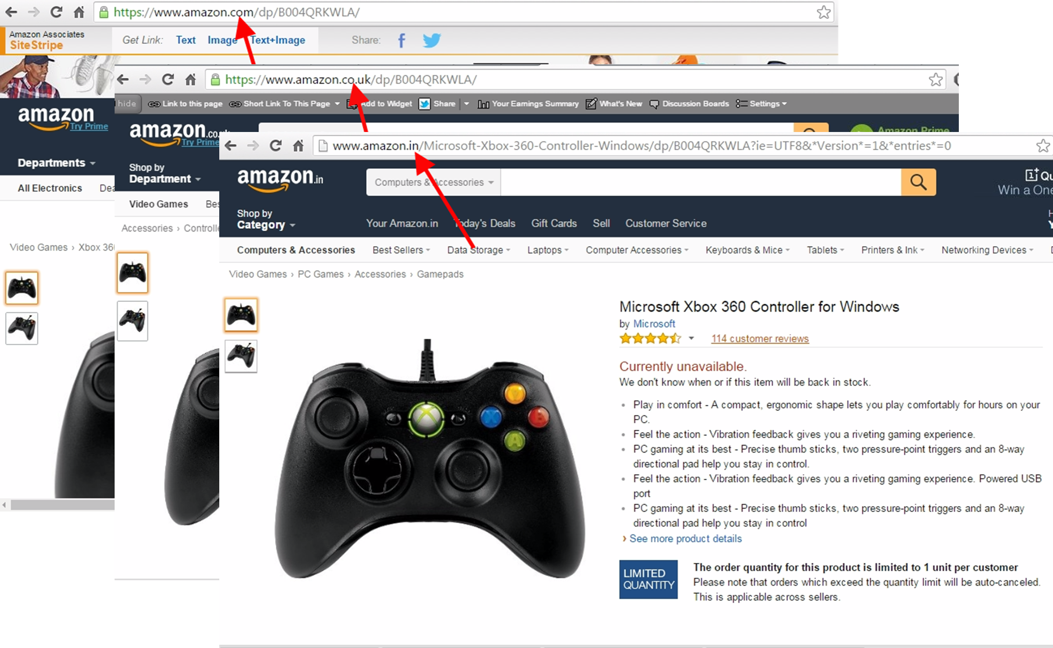 And this works across Product Pages, Search Pages, Category Pages and any other page on Amazon,