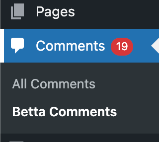 **Menu Options**: A screenshot showing the plugin on the admin menu.