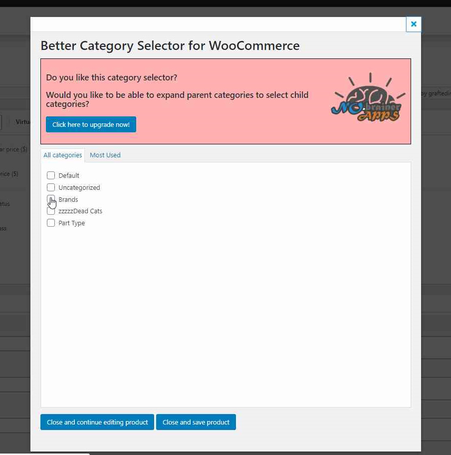 Select Categories