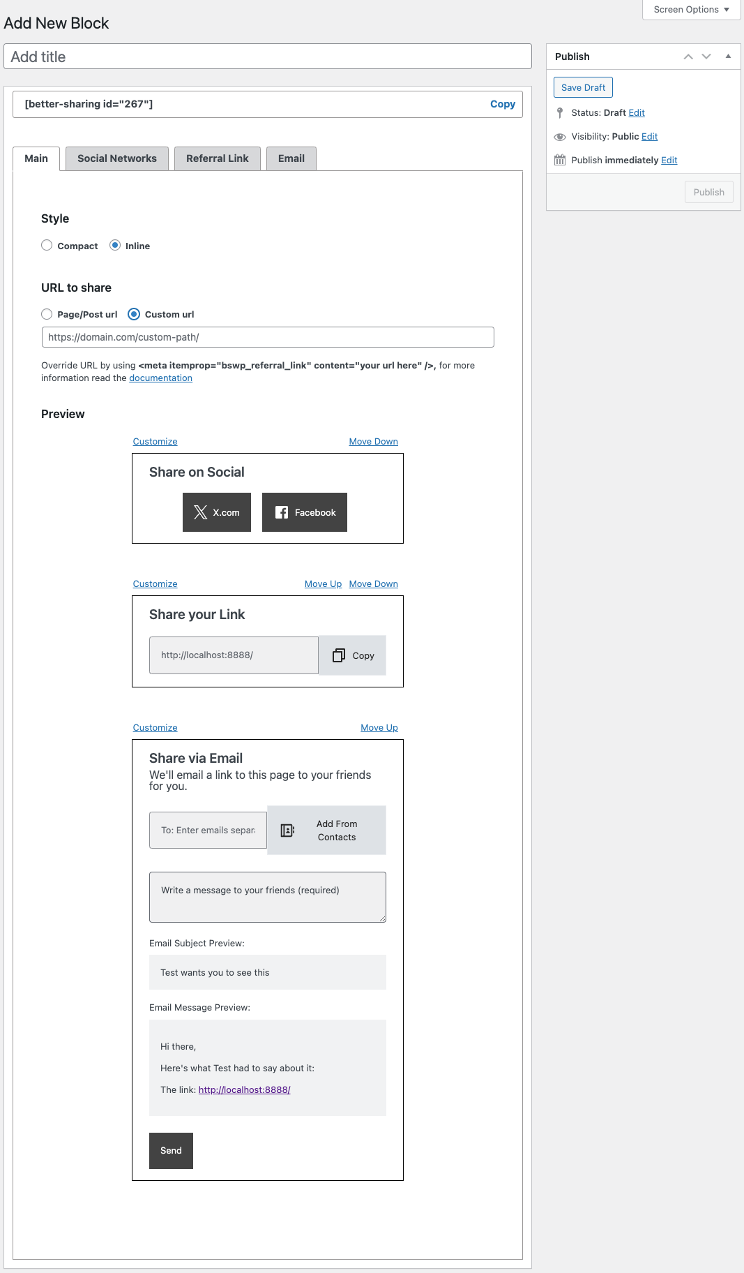 You can create multiple UI Templates for use in multiple places on your site or A/B test and keep improving them.