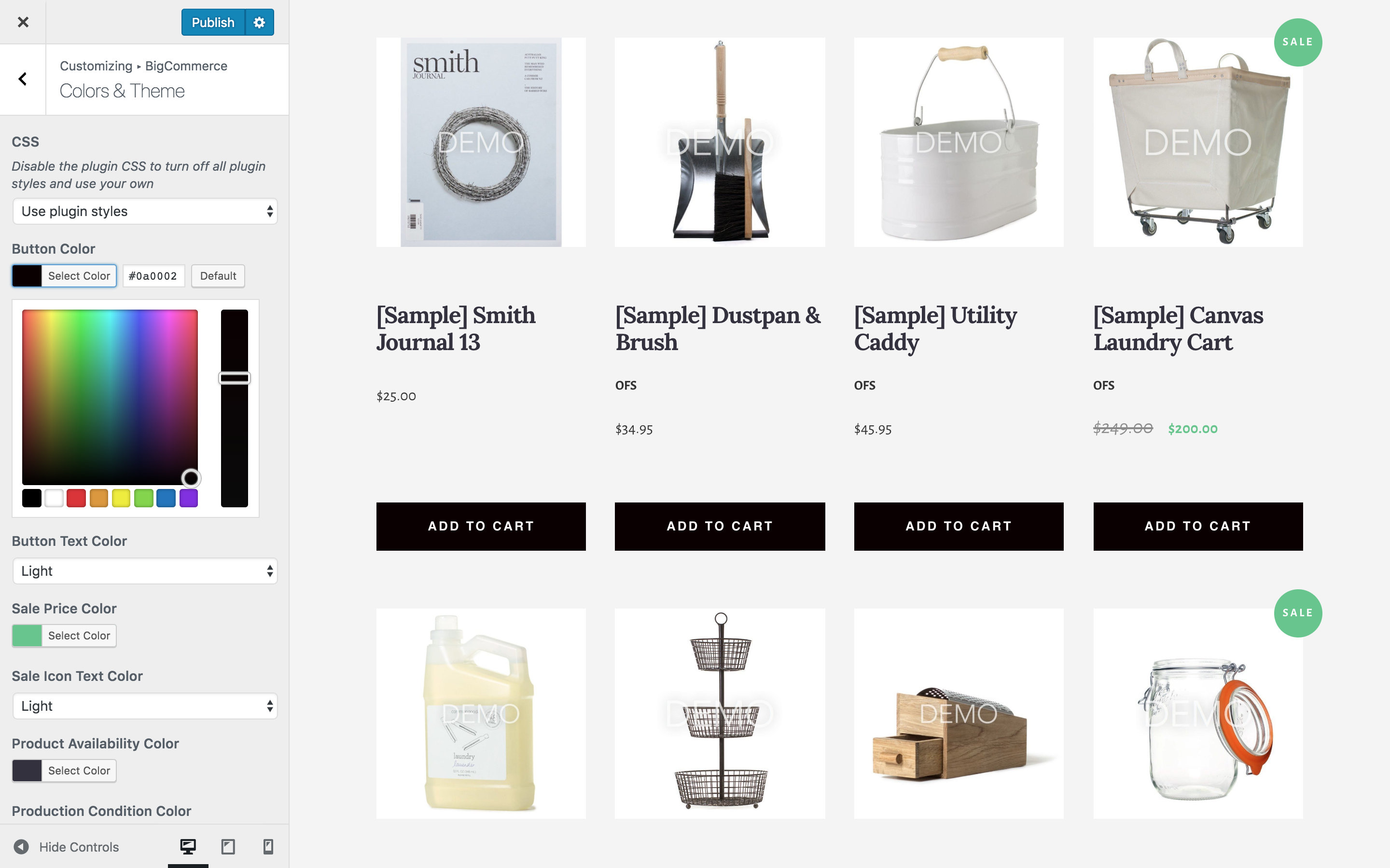 Product pages are automatically created for products