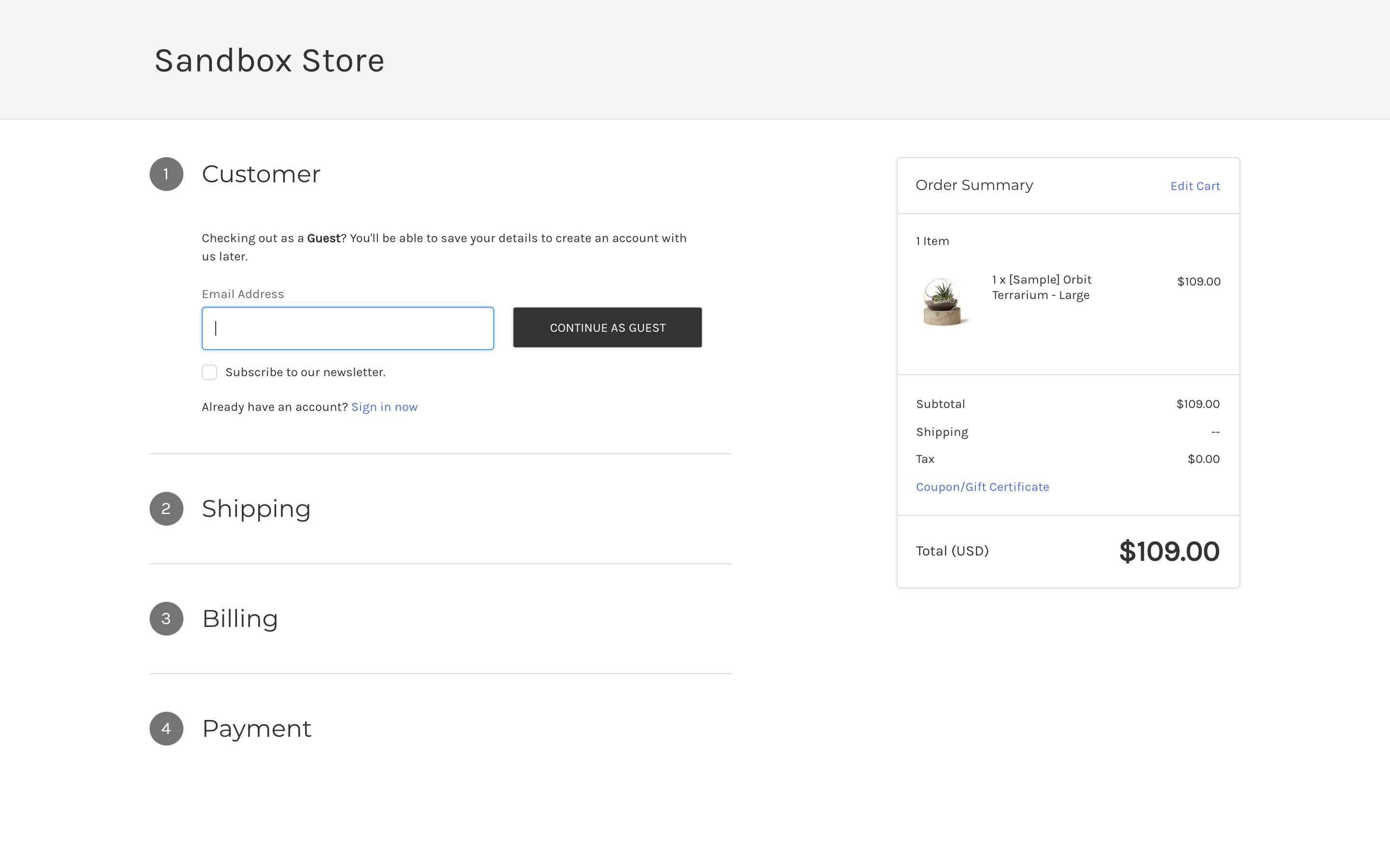 Each product created in BigCommerce get imported into WordPress