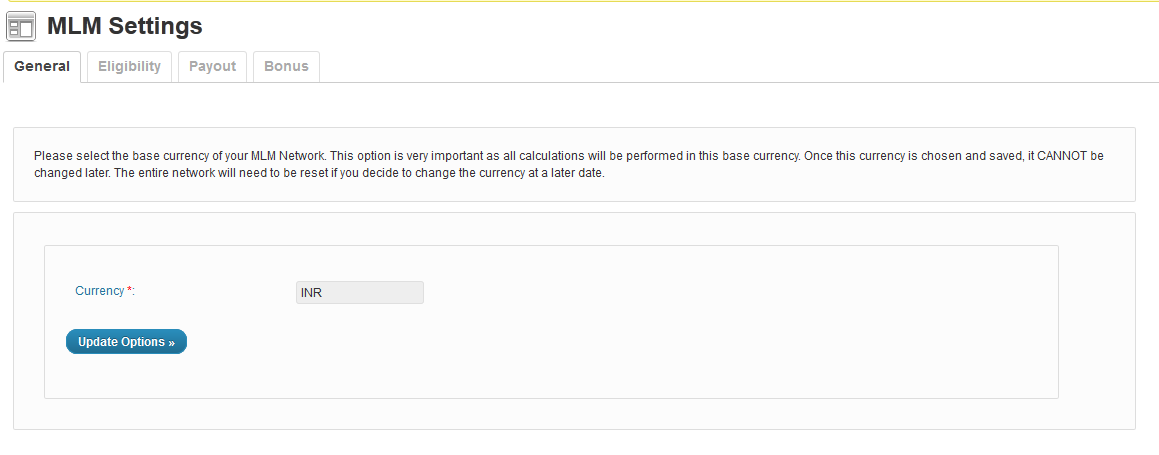 Currency Configuration