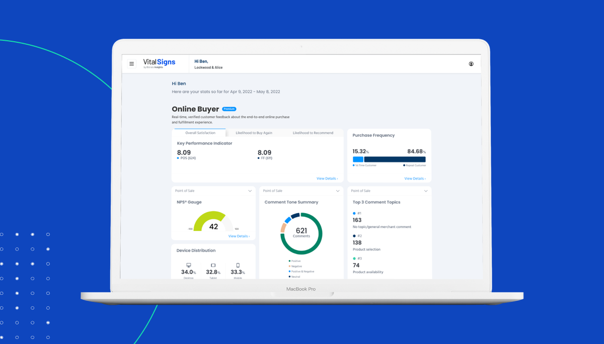 The VitalSigns reporting platform helps you quickly analyze your survey results