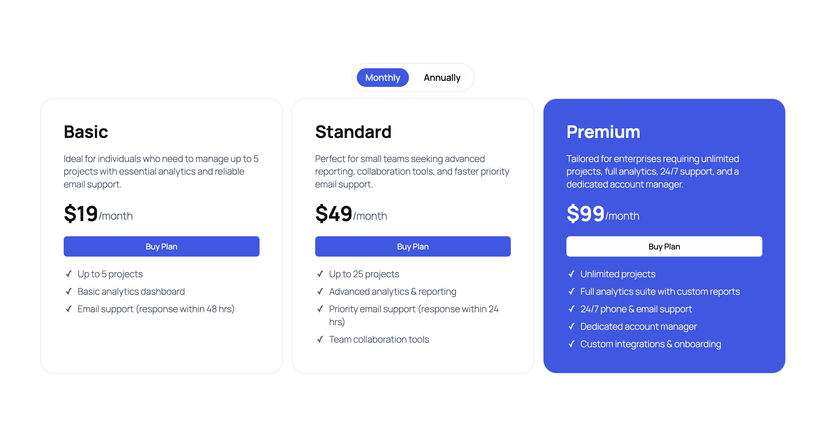 **Frontend** – See exactly how your tabs looks on your site.