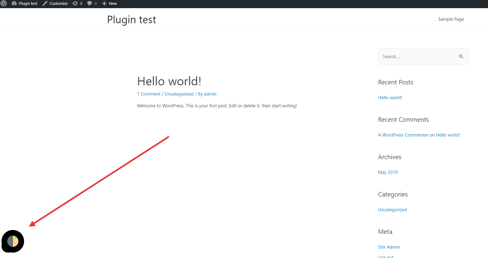 **Bigger**: widget and icon on the left side of the screen** You can change the position and size of the widget.