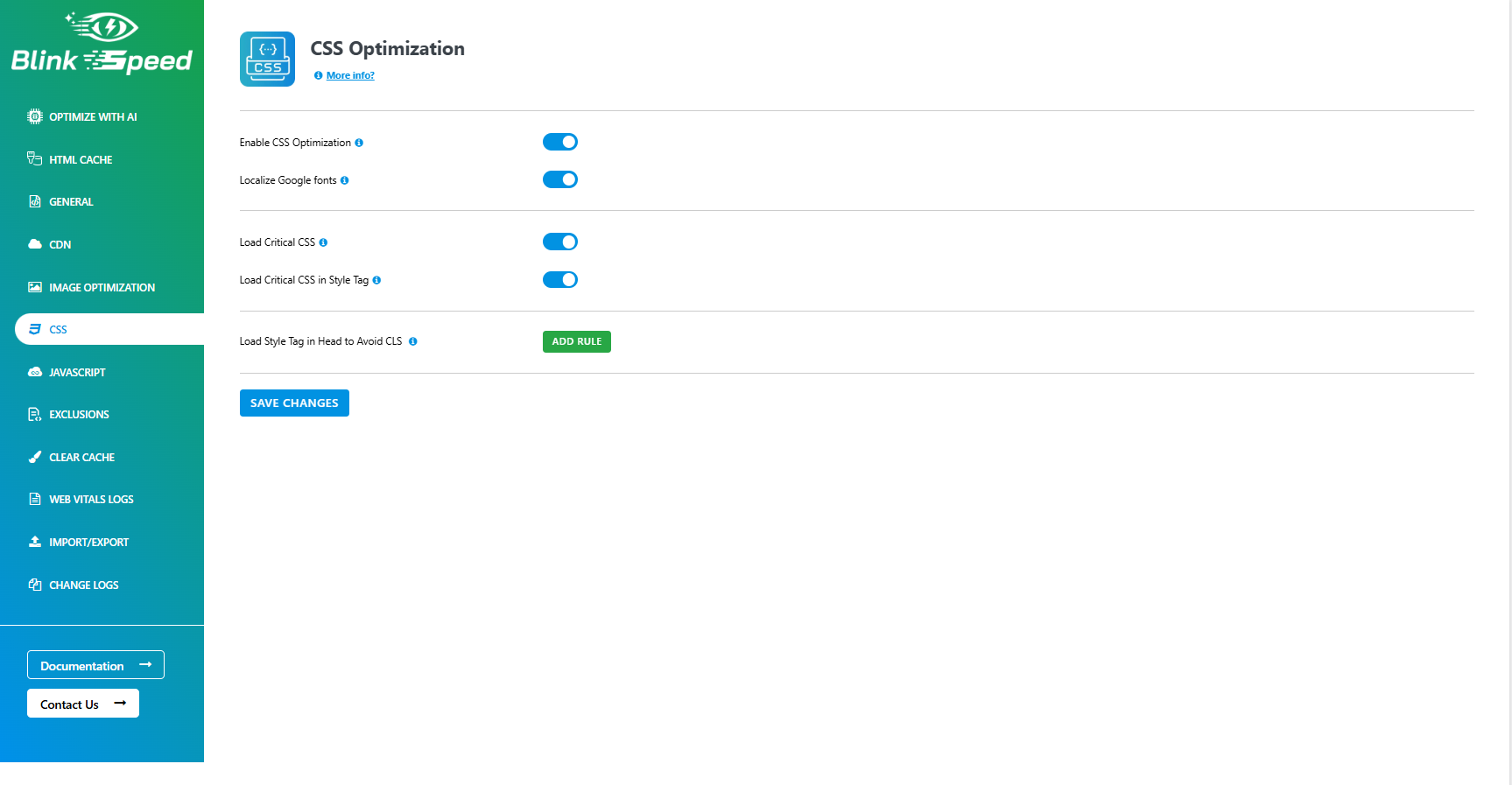 **Web Vitals Logs & Reports** – Monitor Core Web Vitals and performance scores over time with detailed logs for each URL, helping you identify slow pages, track optimization impact, and prioritize fixes based on real user experience data.