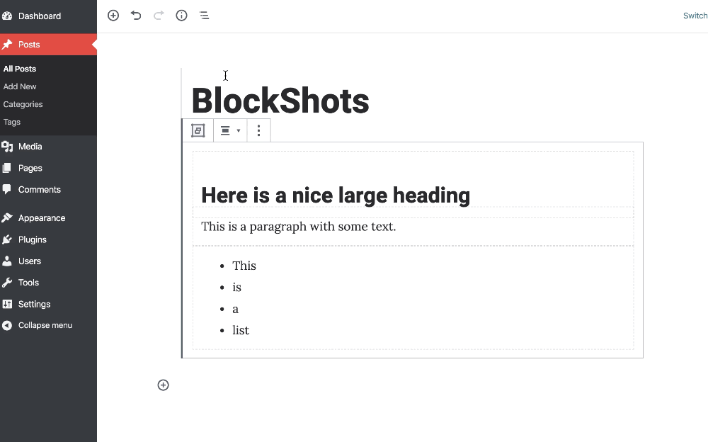 Click and your done.