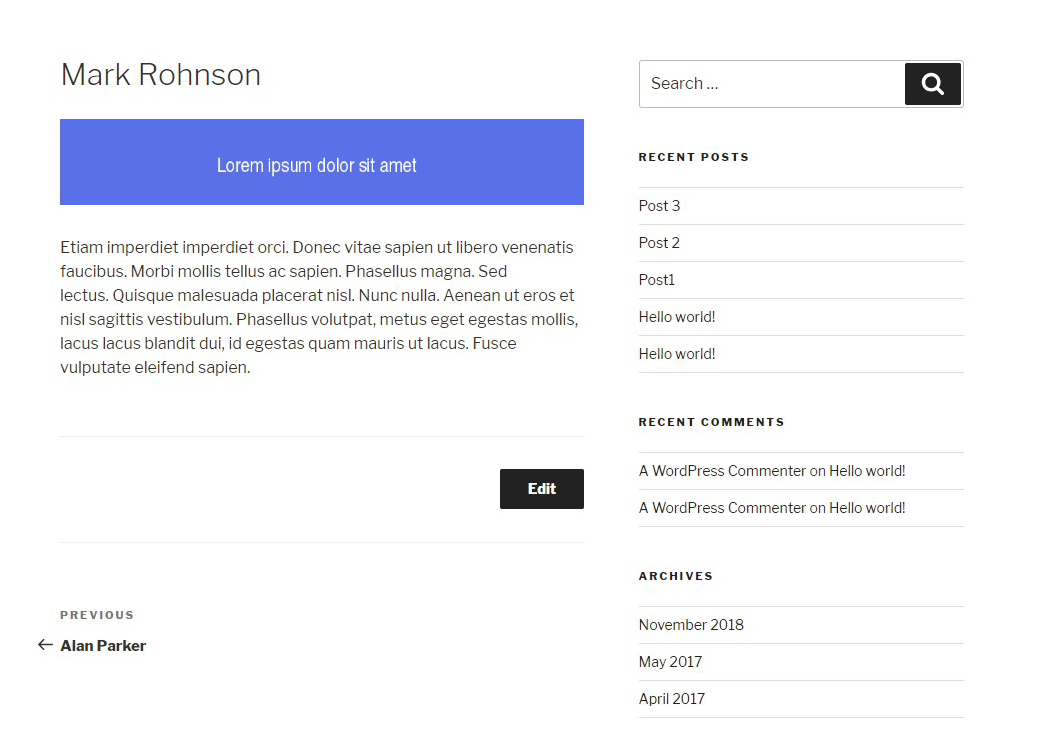 The frontend view of the opted-out item.