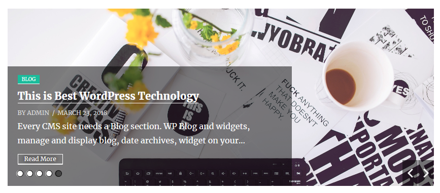 Blog slider Design view one