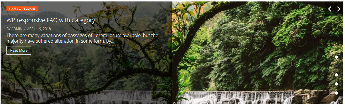 Blog slider Design view two