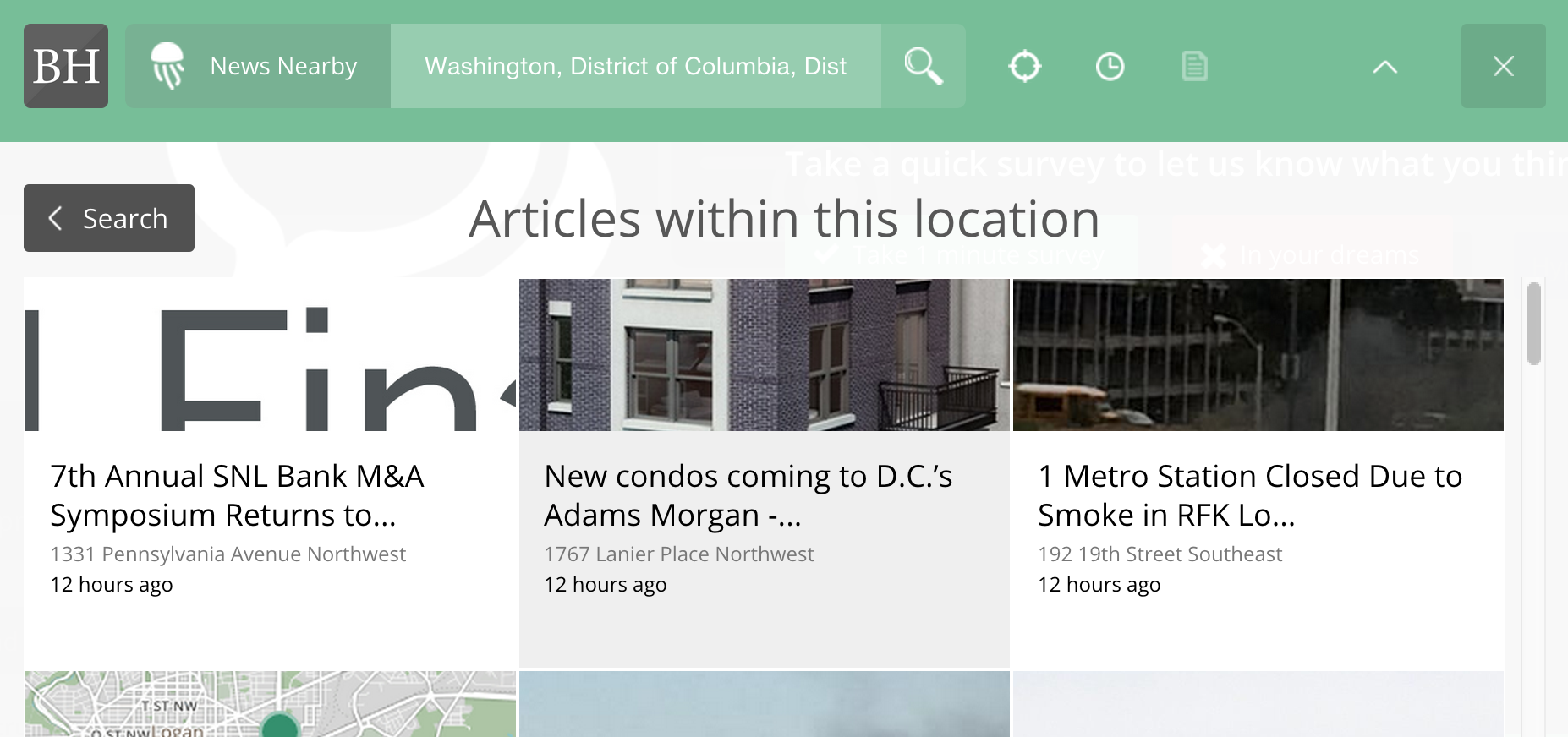 Readers can view your content within a city or other small region.