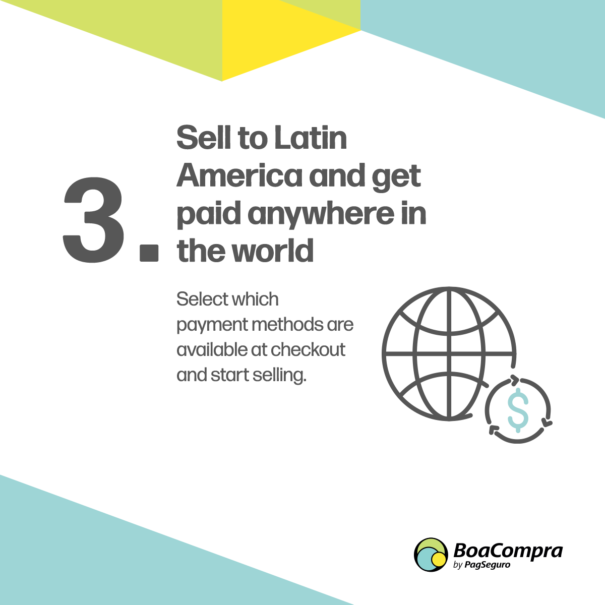 Start Selling Now | Step 03: Sell to Latin America and get paid anywhere in the world