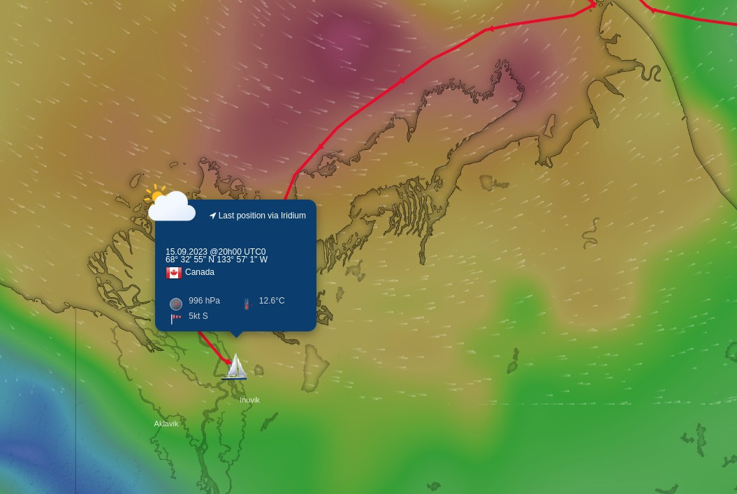 Windy Weather as map background