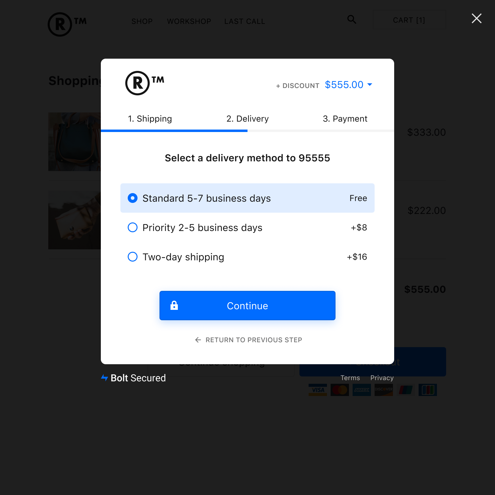 Desktop - Payment Tab