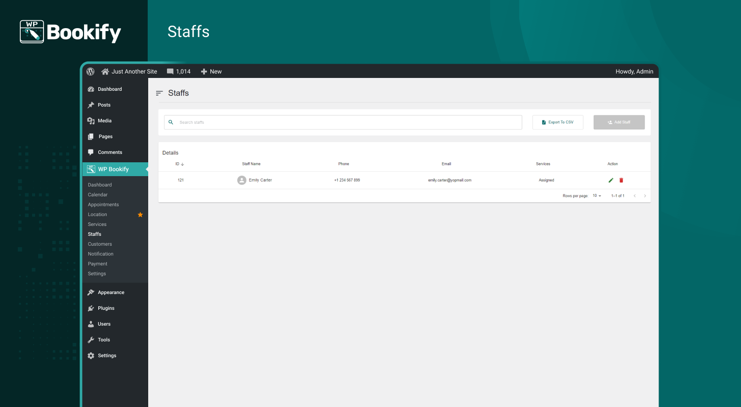 Frontend Your Information Tab