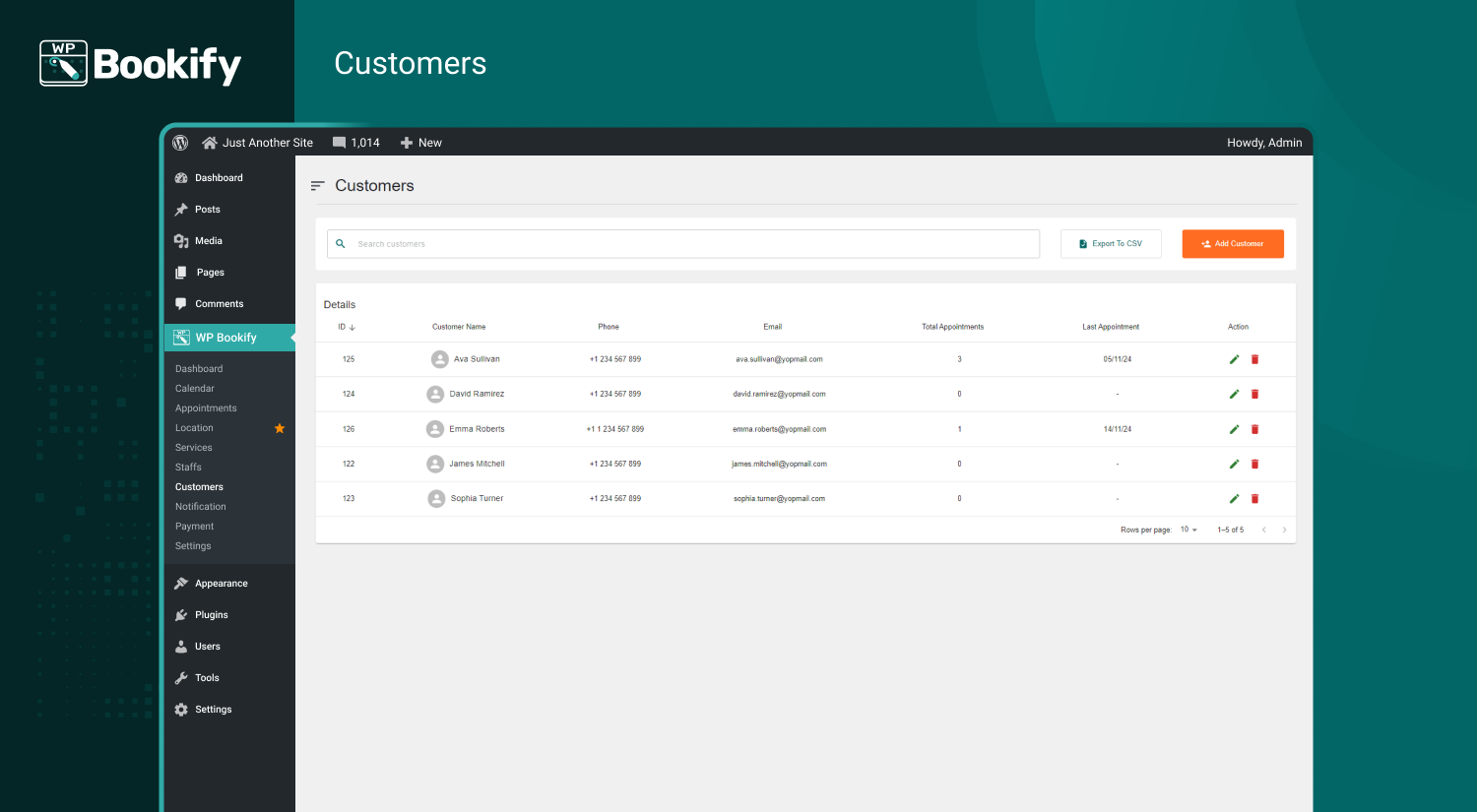 Frontend Payment Tab