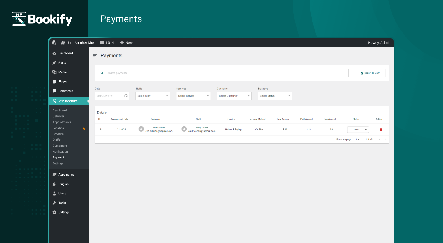 Backend Dashboard Module