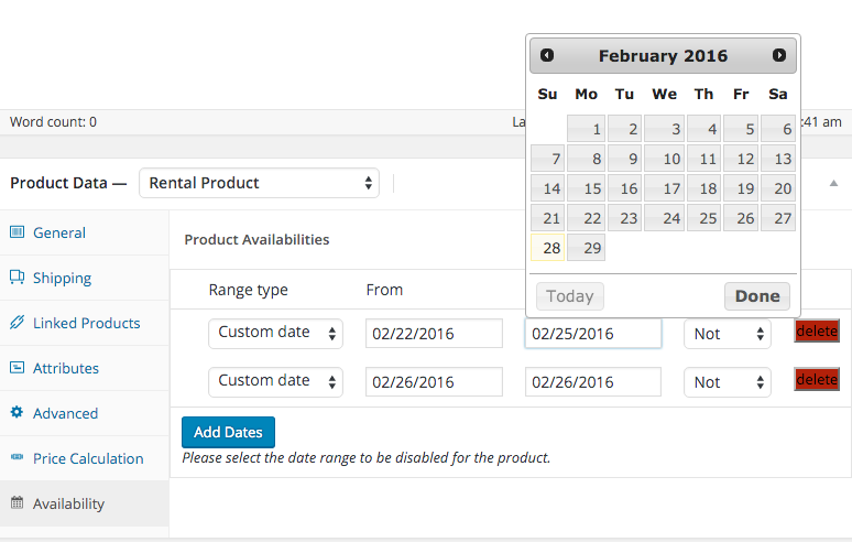 Availability management