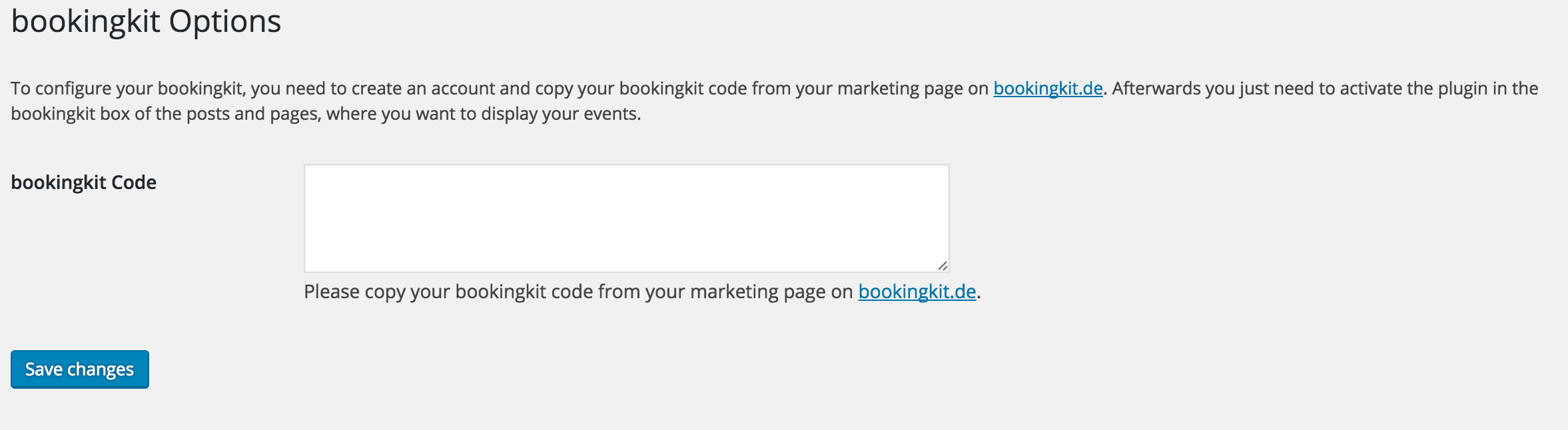 Enter your bookingkit credentials.
