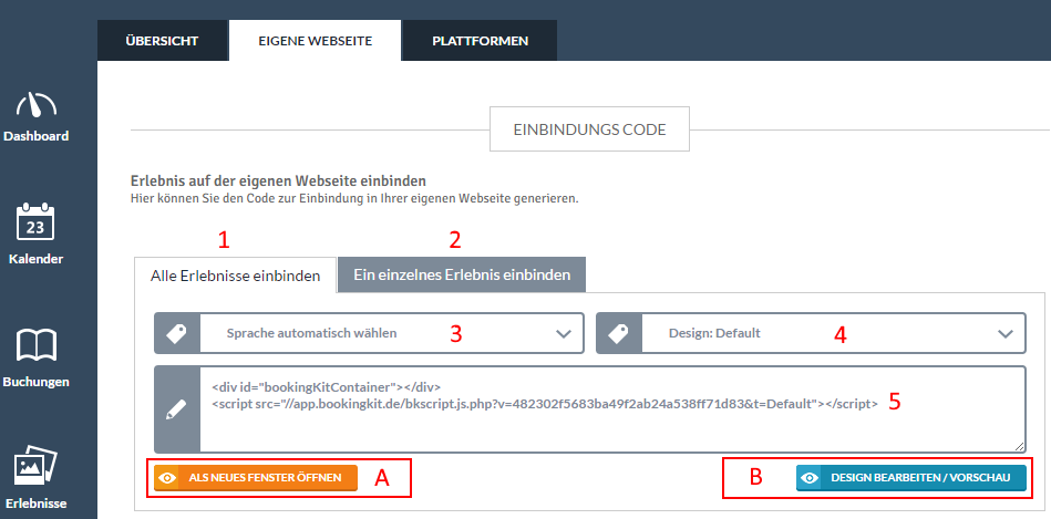 You only need your bookingkit-code (5) from the bookingkit [admin page](https://eu5.bookingkit.de/marketing/website).