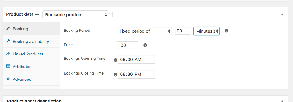 Fixed Period of 6 months configuration
