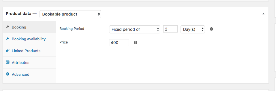 Calendar range configuration