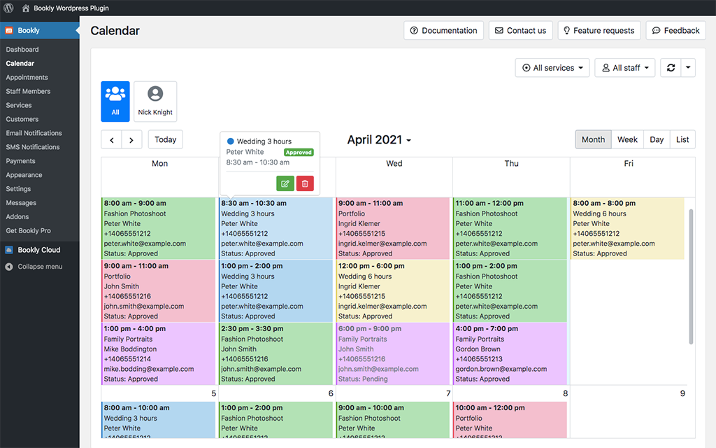 Frontend form customization: appearance of the time step