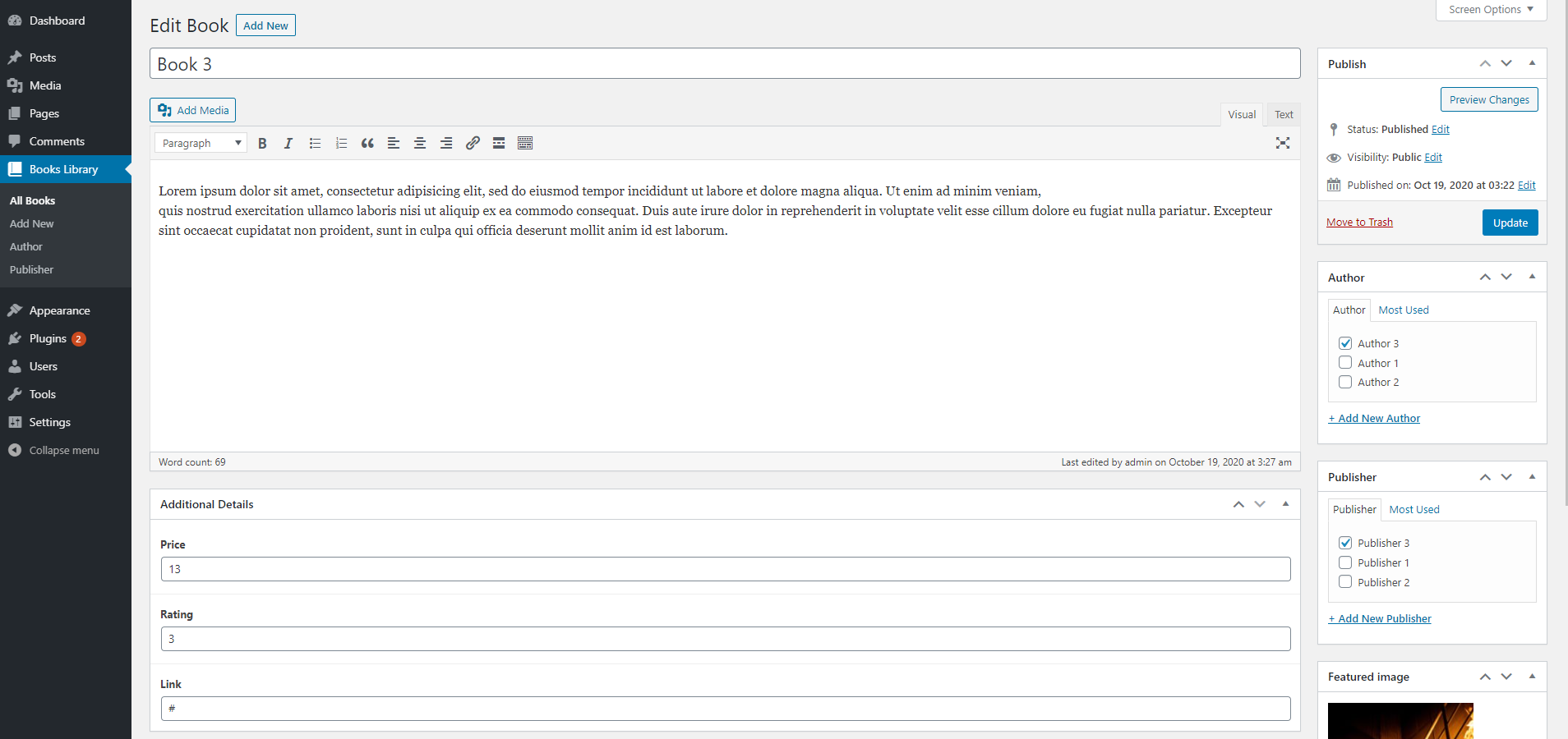 Edit Book item - Screenshot 7