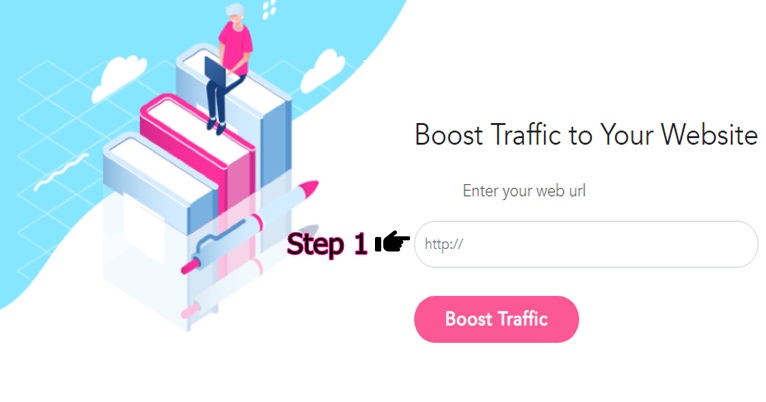 Step 1 Enter your web url