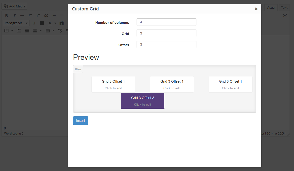 The grid maker tool to help create custom layouts.