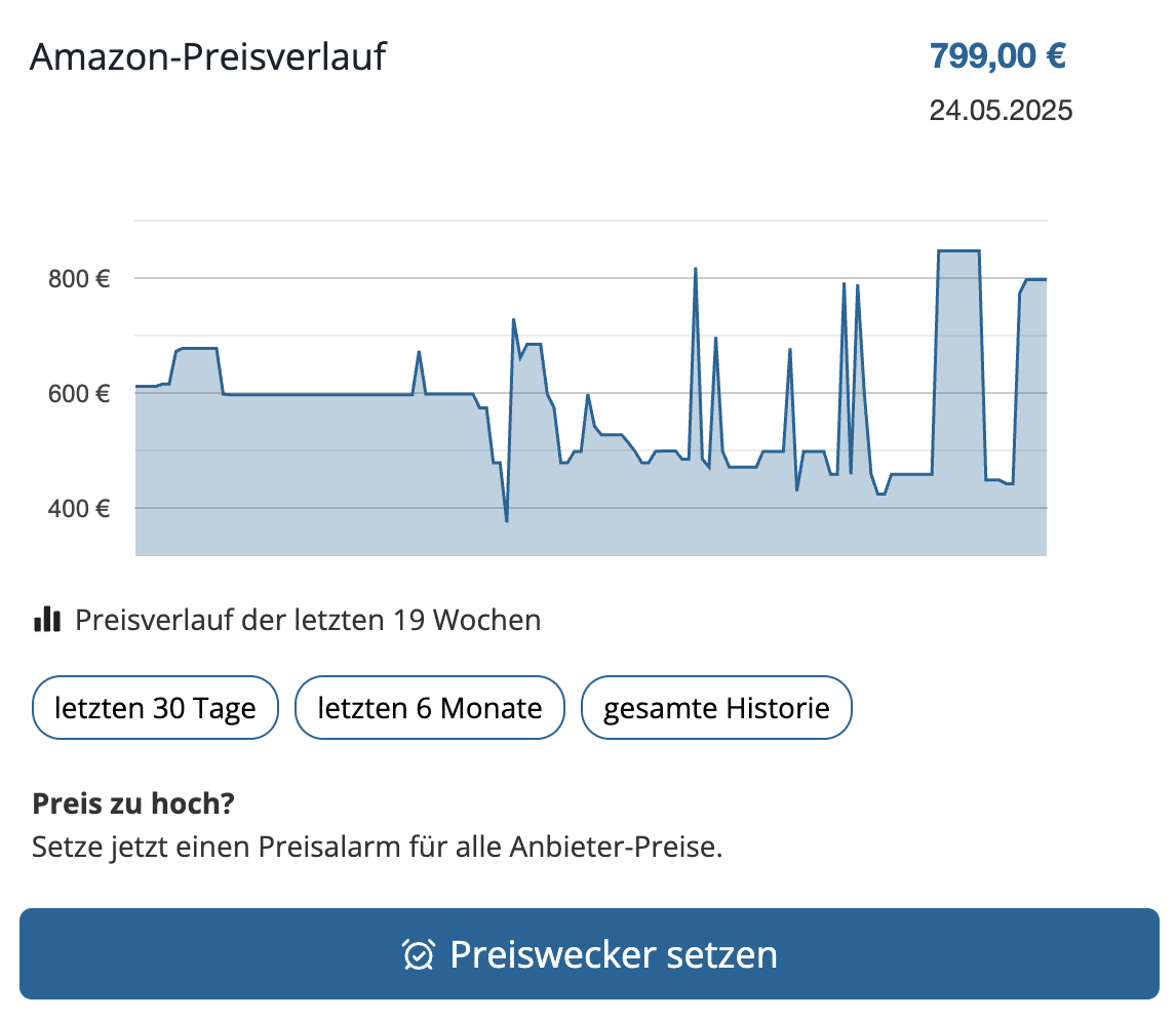 Product comparison boxes with ranking positions, star ratings, and price listings.