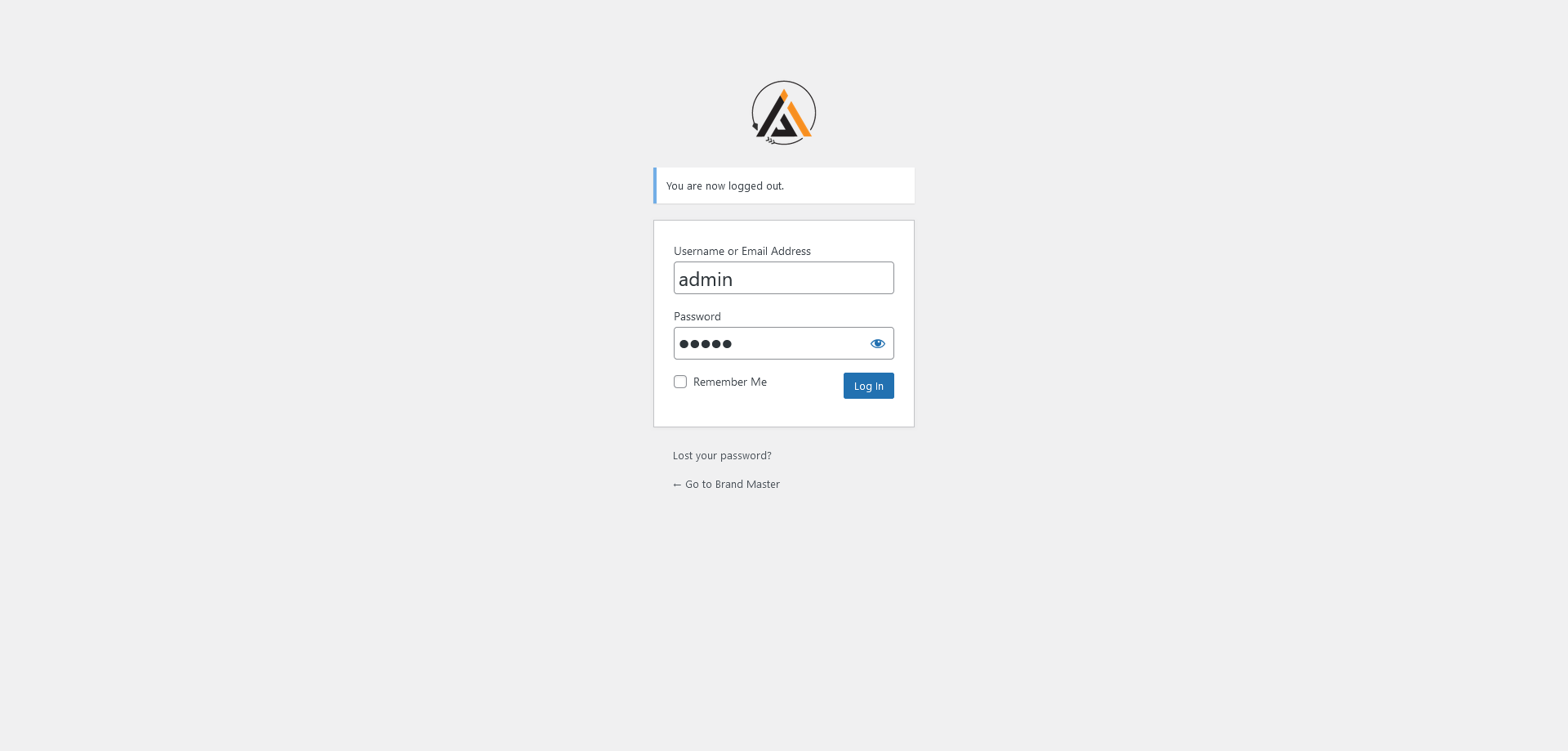 Dashboard - Login Settings => Utilities