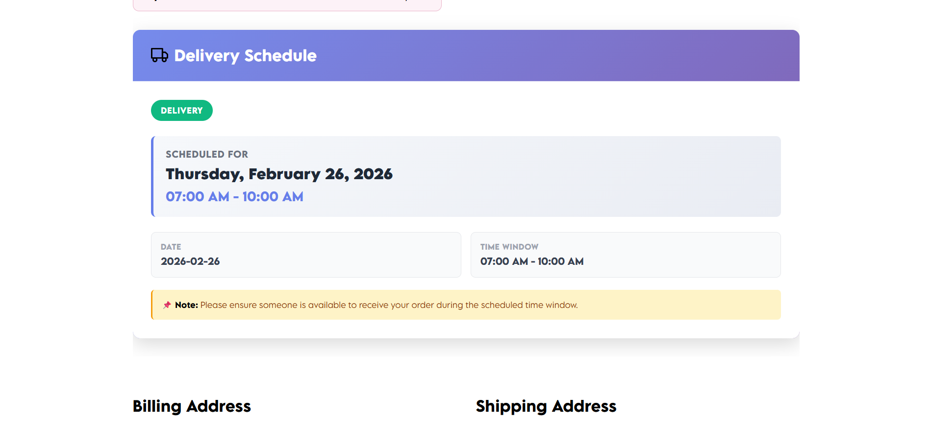 Estimated delivery display - Configure how delivery times appear to customers.