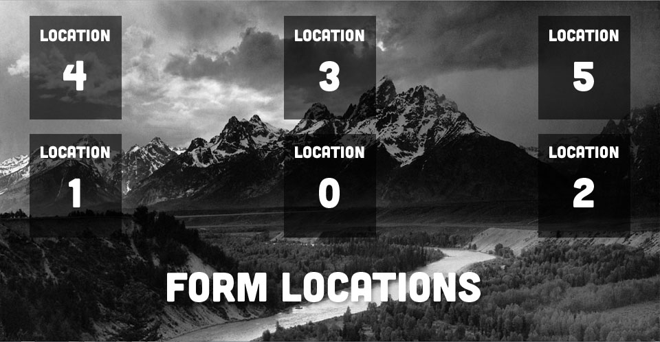 Login Form Locations