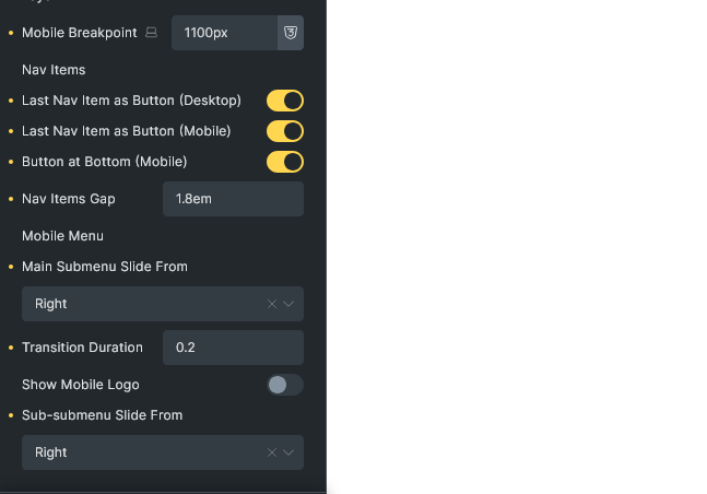 Bricksed Settings