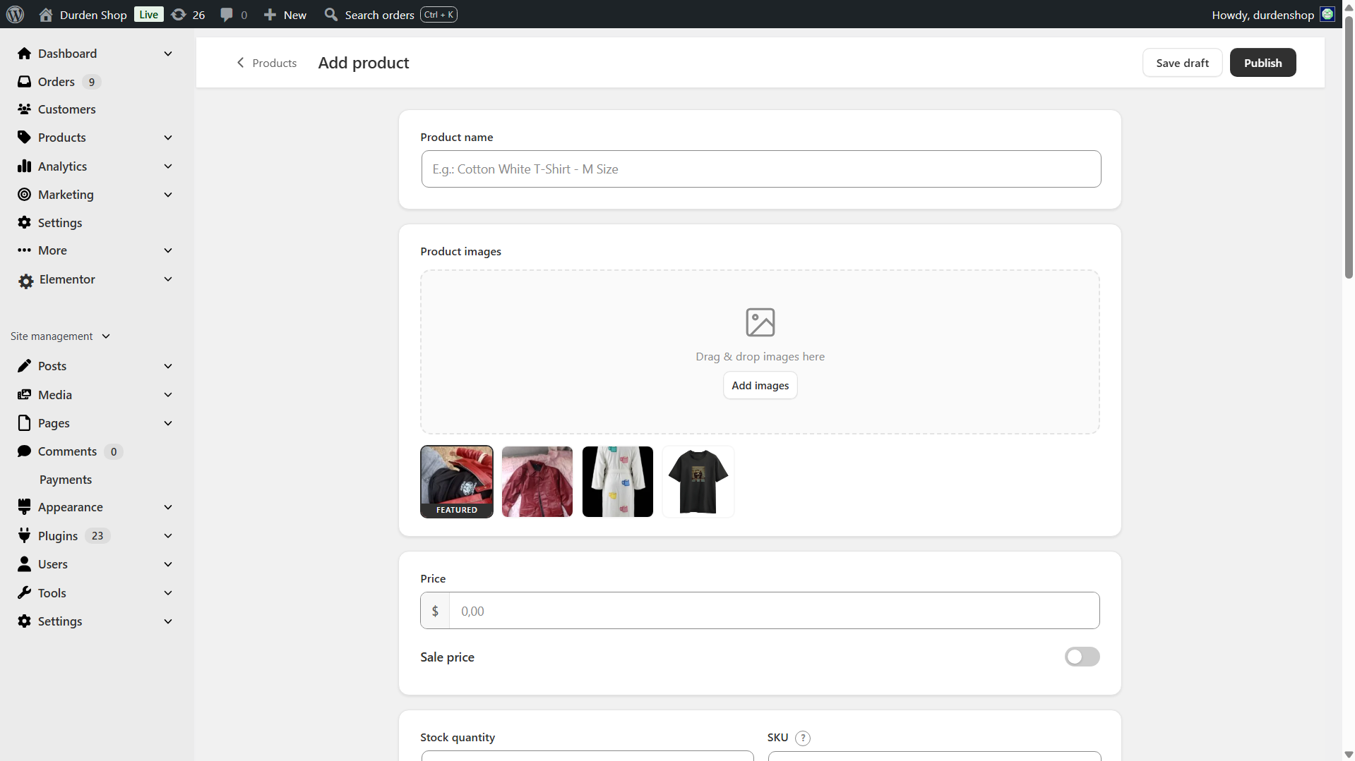 **Geographic Analytics & WooCommerce Sales by Country** — 3D globe of order locations, top countries and cities, conversion funnel, and order status breakdown