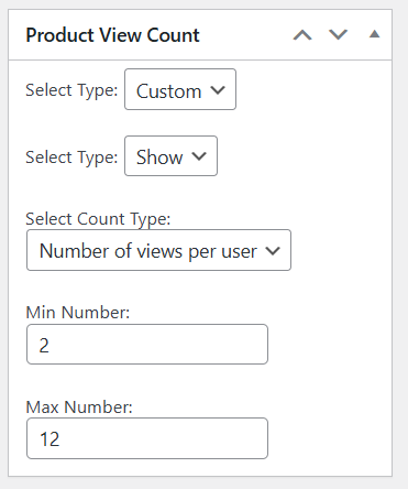 Example of real-time views displayed on a product page.